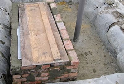 Оформление контрольного люка