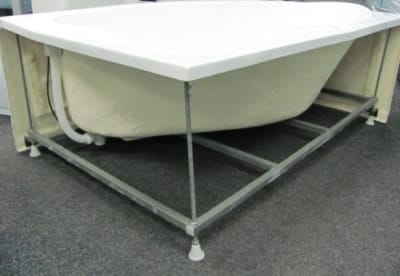 Как установить ванную