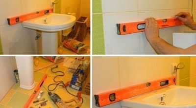 Раковина с пьедесталом:  секреты установки