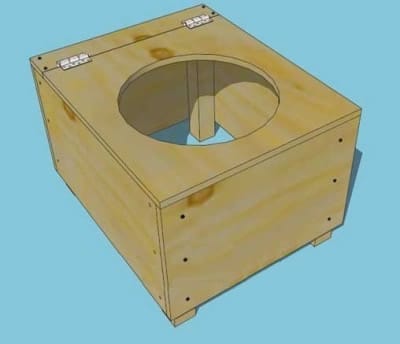 Как сделать отверстие для биотуалета своими руками