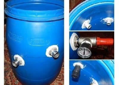 Порядок сбора песчаного насоса из бочки