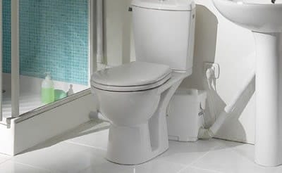 Насос-измельчитель для двух сантехнических устройств