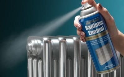 Окрашивание батареи отопления