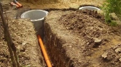 Траншея для выгребной ямы