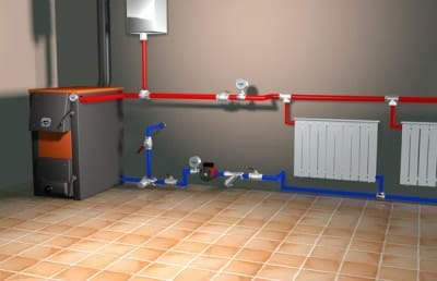 Расположение котла