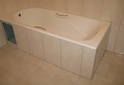 Декор ванны керамической плиткой