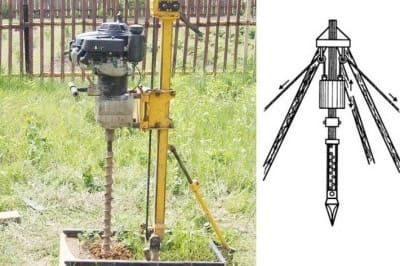 Бурение малым диаметром абиссинского колодца