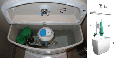 Арматура бачка