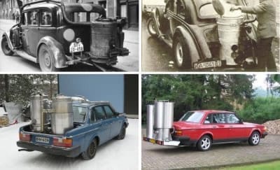 Дровяной генератор для автомобиля Дровяной генератор для автомобиля