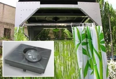 Прогрев воды в черном баке будет более равномерным и быстрым