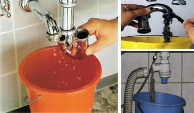 Разборка и чистка сифона