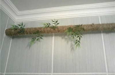 Оригинальный декор труб отопления