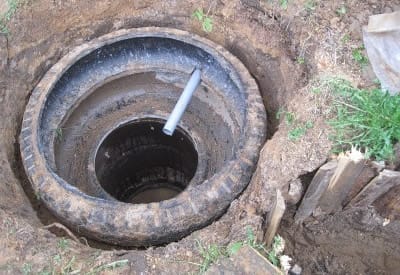 Выгребная яма из покрышек: практичное и недорогое решение