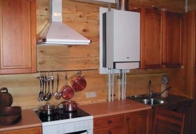 Установка газового котла: настенный вариант
