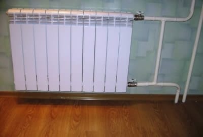 Циркуляция теплоносителя при отключенной батарее