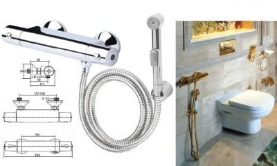 Основные элементы гигиенического душа