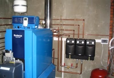 Установка газового котла: напольный вариант