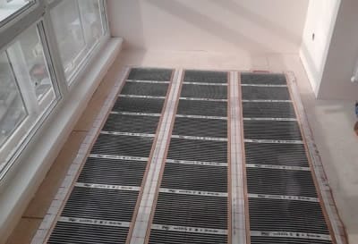 Электрический теплый пол на лоджии