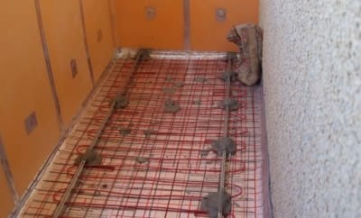 Теплый пол на балконе