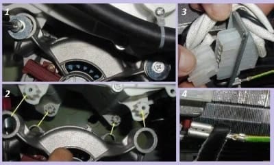 Порядок снятия двигателя