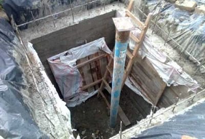 Кессон для скважины своими руками: готовая заливка стенок