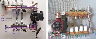 Водяной теплый пол своими руками: коллектор