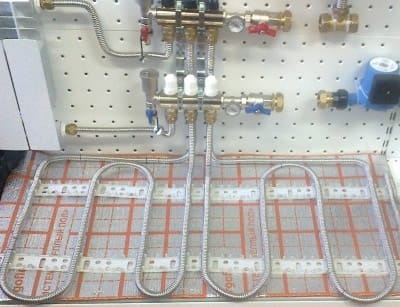 Распределительный коллектор при лучевой системе отопления