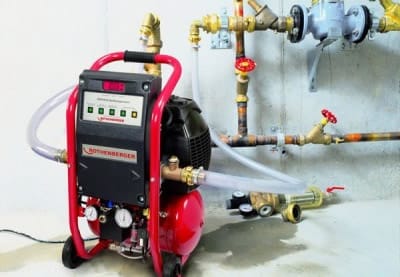 Компрессор для промывки системы отопления