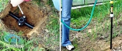 Точка потребления воды на участке