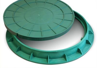 Люк для пластикового канализационного колодца