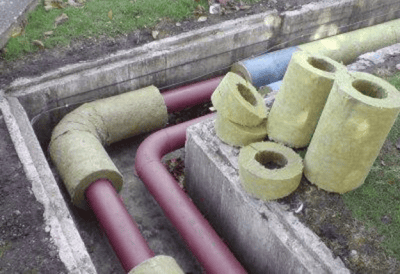 Скорлупы из базальтовой ваты легко и быстро монтируются