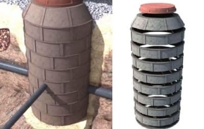 Монтаж колодца