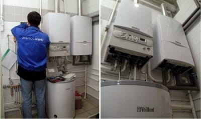 Установка газовой колонки