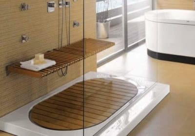 Плоский поддон душевой кабины