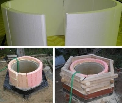 Пенополистирольную скорлупу для колодца можно сделать на заказ