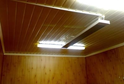 Инфракрасный обогреватель для гаража