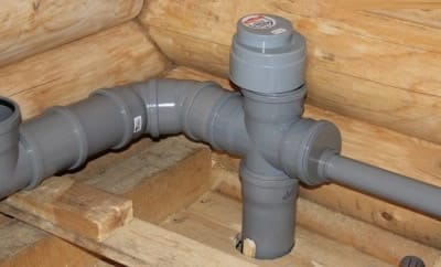 Фановая труба: установка обратного клапана