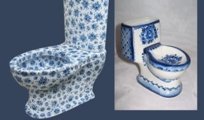 Фарфоровый унитаз