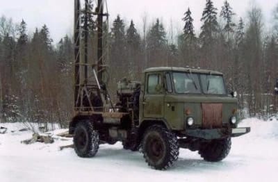 Бурение скважины на участке: зимние работы Бурение скважины на участке: зимние работы