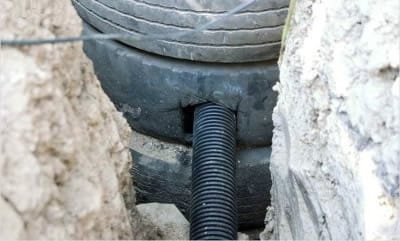 Отстойник из шин