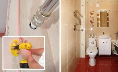 Монтаж полотенцесушителя