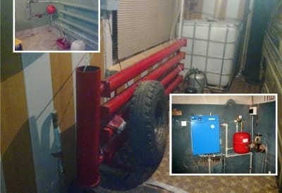 Водяное отопление гаража 