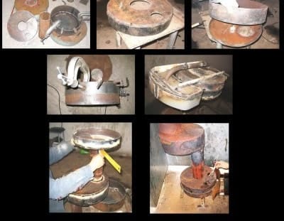 Пошаговое изготовление печки по чертежу