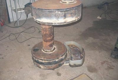 Печь на отработке для гаража