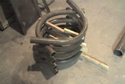 Полые трубы, необходимые для печи Булерьян