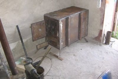Буржуйка для гаража своими руками