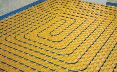 Водяной теплый пол своими руками: маты с бобышами