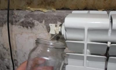 Удаление воздушной пробки