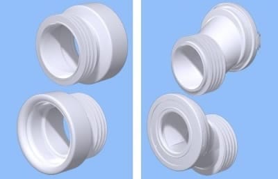 Прямая манжета и эксцентрик Прямая манжета и эксцентрик