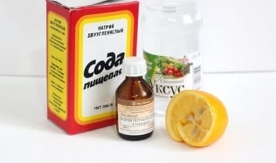 Сода для устранения засора в канализации